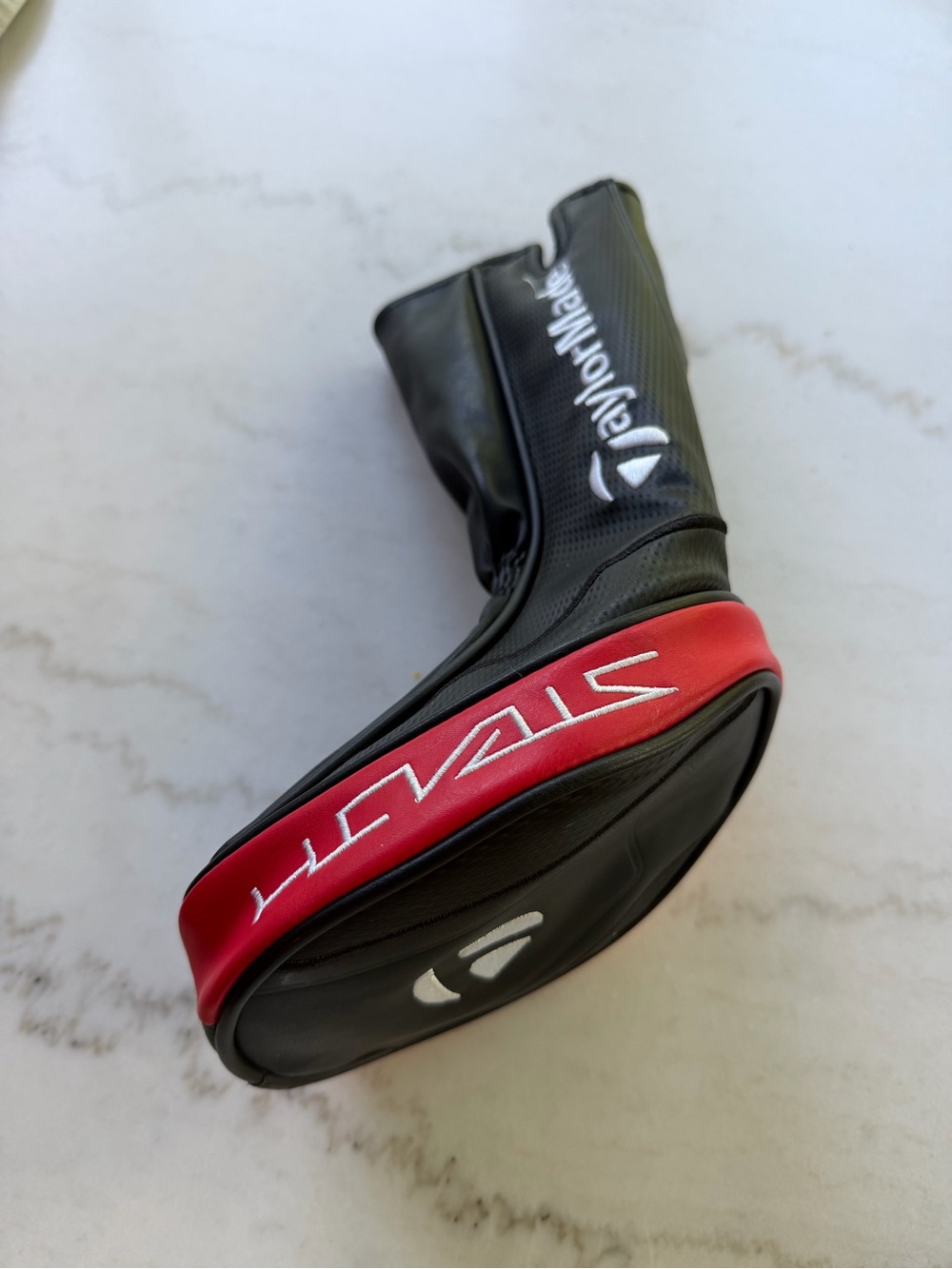 TaylorMade Stealth Driver Headcover Black Red White Golf Club Cover